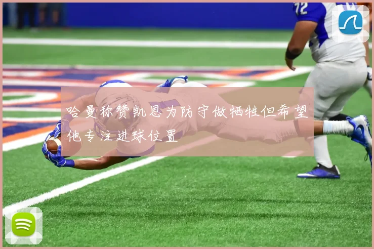 哈曼称赞凯恩为防守做牺牲但希望他专注进球位置